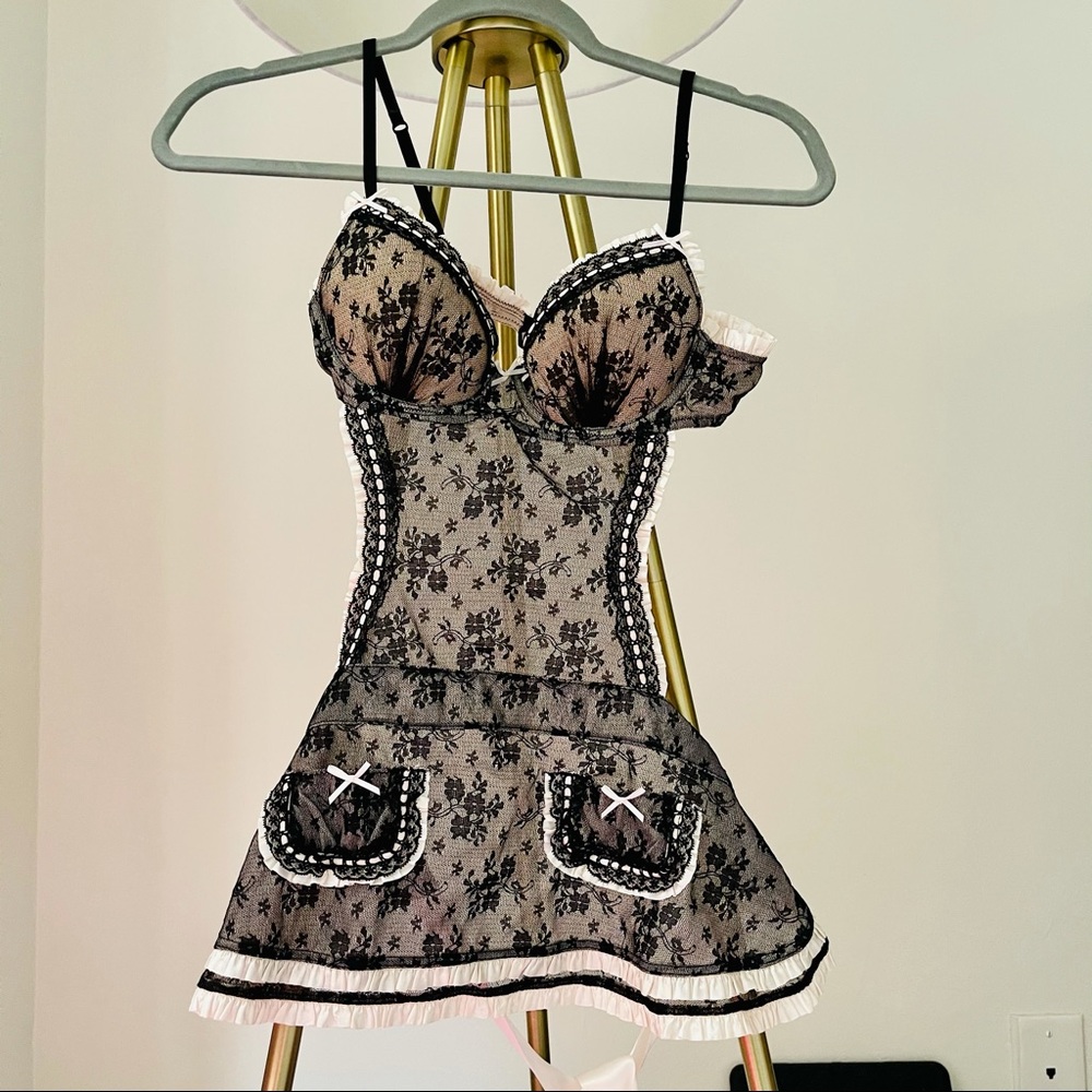 Victoria secret sexy maid lace lingerie 34C